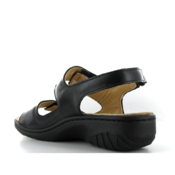 Mephisto Mobils Nu Pieds Et Sandales Getha Noir -La Maison Soldes Magasin 3349103 3