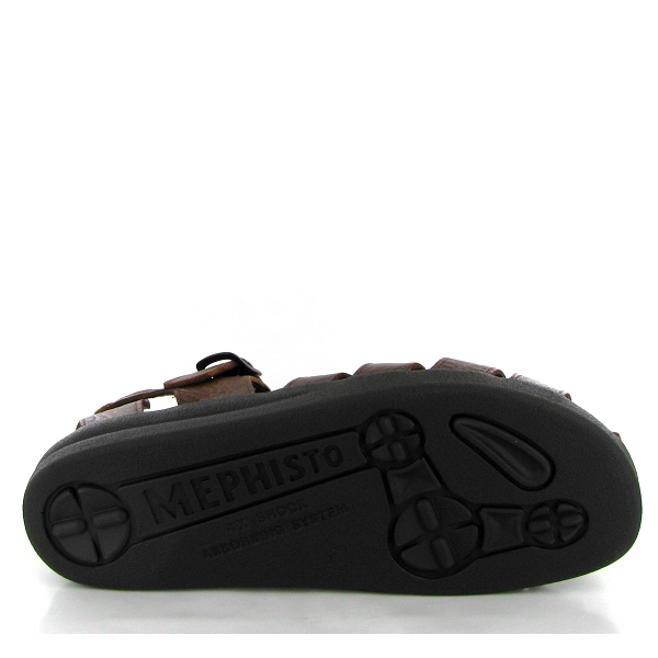 Mephisto Nu Pieds Et Sandales Sam Marron 4 Mephisto Nu Pieds Et Sandales Sam Marron â Image 4