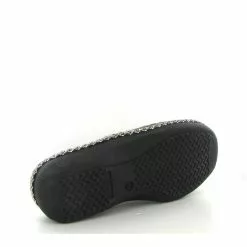 La Maison De L Espadrille Mules 4205 Bamara Brodee Prune -La Maison Soldes Magasin 9696102 4