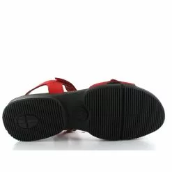 Mephisto Nu Pieds Et Sandales Francesca Rouge -La Maison Soldes Magasin A033103 4