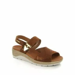 Mephisto Nu Pieds Et Sandales Cacilia Marron