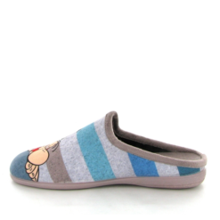 La Maison De L Espadrille Mules A13 Asterix Obelix Idefix Gris -La Maison Soldes Magasin A244901 3