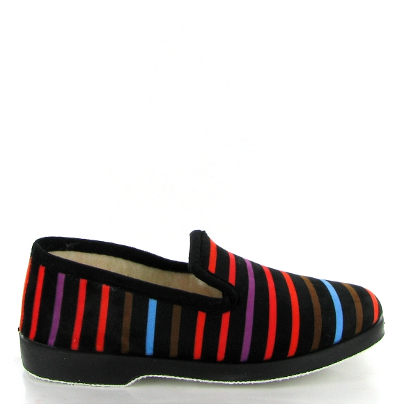 La Maison De L Espadrille Charentaises 7678f Pia Rayures Noir 2 La Maison De L Espadrille Charentaises 7678f Pia Rayures Noir – Image 2