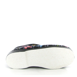 La Maison De L Espadrille Charentaises 7632 Papillons Coeurs Noir -La Maison Soldes Magasin A245902 4