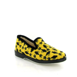 La Maison De L Espadrille Charentaises 7638 Chat Noir Jaune