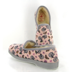 La Maison De L Espadrille Charentaises 7631 Papillon Velo Beige -La Maison Soldes Magasin A246301 3