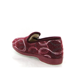 La Maison De L Espadrille Charentaises 7640 Laine Chevron Bordeaux -La Maison Soldes Magasin A246501 3