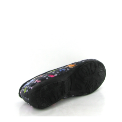 La Maison De L Espadrille Fermees 6142 Papillons Coeurs Noir -La Maison Soldes Magasin A246901 4