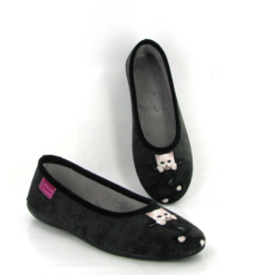 La Maison De L Espadrille Ballerines 6184 Griffe Chat Noir -La Maison Soldes Magasin A247201 3
