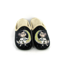 La Maison De L Espadrille Mules 9021 Chat Sur La Lune Noir