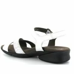 Mephisto Nu Pieds Et Sandales Fara Blanc 6 Mephisto Nu Pieds Et Sandales Fara Blanc -La Maison Soldes Magasin B110501 3