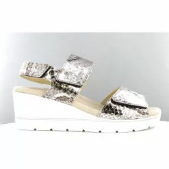 Mephisto Nu Pieds Et Sandales Engelina Platine