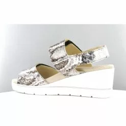 Mephisto Nu Pieds Et Sandales Engelina Platine -La Maison Soldes Magasin B218602 3