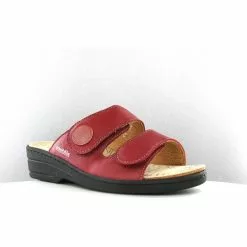 Mephisto Mules Rosana Rouge -La Maison Soldes Magasin B221502 2