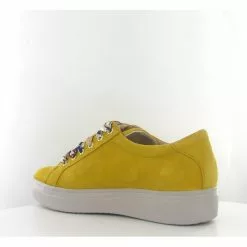 Mephisto Tennis Fanya Silk Jaune -La Maison Soldes Magasin B330901 3