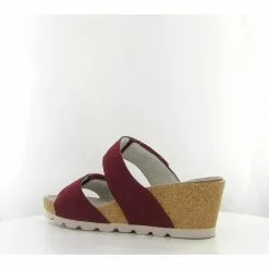 Mephisto Mules Adelina Rouge 6 Mephisto Mules Adelina Rouge -La Maison Soldes Magasin B333301 3