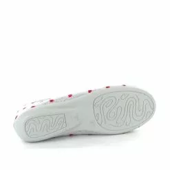 La Maison De L Espadrille Ballerines 2043 Coeurs Fleurs Gris -La Maison Soldes Magasin C252701 4