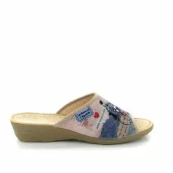 La Maison De L Espadrille Mules 2035 Velo Beige -La Maison Soldes Magasin C252901 2