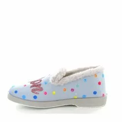 La Maison De L Espadrille Charentaises 7658 Bonjour Strass Bleu -La Maison Soldes Magasin C261801 3