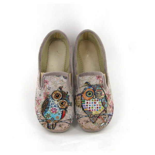 La Maison De L Espadrille Fermees 6956 Hiboux Strass Beige 1 La Maison De L Espadrille Fermees 6956 Hiboux Strass Beige