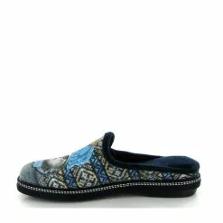 La Maison De L Espadrille Mules 6814 Chat Bonnet Ponpon Bleu -La Maison Soldes Magasin C262601 3