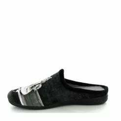 La Maison De L Espadrille Mules 6520 Chats Vintage Noir -La Maison Soldes Magasin C263101 3