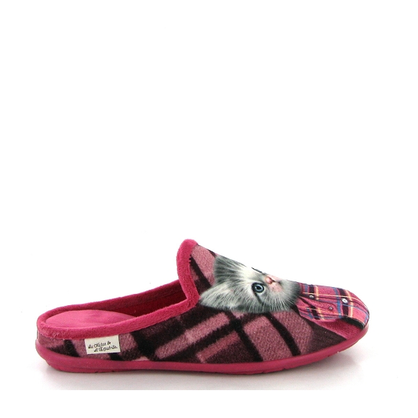 La Maison De L Espadrille Mules 9005 Chat En Pull Fuschia 2 La Maison De L Espadrille Mules 9005 Chat En Pull Fuschia â Image 2