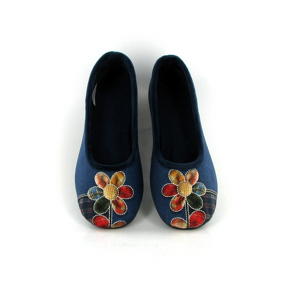 La Maison De L Espadrille Ballerines 6044 Fleur Marine 1 La Maison De L Espadrille Ballerines 6044 Fleur Marine