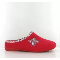 La Maison De L Espadrille Mules 2861 Rouge