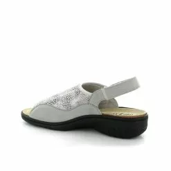 Mephisto Mobils Nu Pieds Et Sandales Gisella Gris -La Maison Soldes Magasin E155601 3