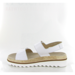 Mephisto Nu Pieds Et Sandales Dominica Blanc -La Maison Soldes Magasin E198601 3