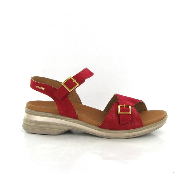 Mephisto Nu Pieds Et Sandales Felina Rouge 2 Mephisto Nu Pieds Et Sandales Felina Rouge â Image 2