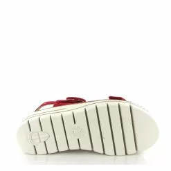 Mephisto Mobils Nu Pieds Et Sandales Clara Rouge -La Maison Soldes Magasin E199501 4