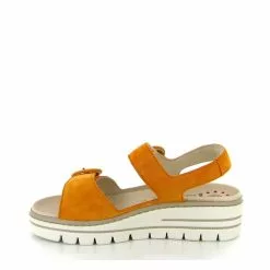 Mephisto Mobils Nu Pieds Et Sandales Clara Jaune -La Maison Soldes Magasin E199502 3