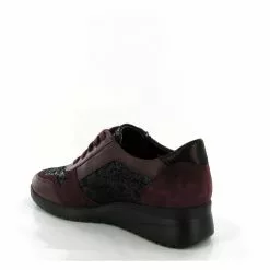 Mephisto Lacets Iasmina Bordeaux -La Maison Soldes Magasin E241102 3