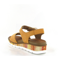 Mephisto Mobils Nu Pieds Et Sandales Myranda Orange -La Maison Soldes Magasin E281301 3