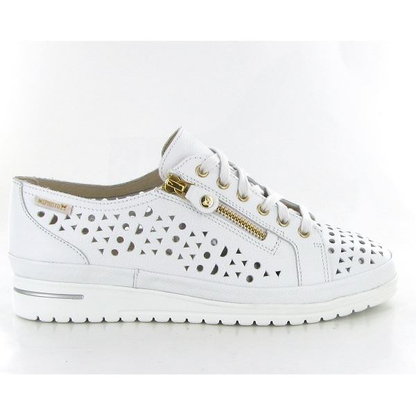Mephisto Lacets June Perf Blanc 2 Mephisto Lacets June Perf Blanc â Image 2