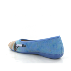 La Maison De L Espadrille Ballerines 2088 Vue Sur Mer Bleu -La Maison Soldes Magasin W041201 3