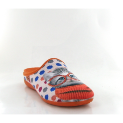 La Maison De L Espadrille Mules 2073 Chat Lunettes Orange